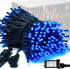 JMEXSUSS 250 LED Christmas String Lights, 91.5ft Extendable Green Wire Christmas Lights Led Outdoor Waterproof, 8 Modes Blue Christmas Tree Lights Indoor for Party Garden Patio Christmas Decoration