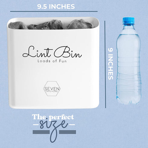 Magnetic Lint Bin Laundry Room Trash Can Dryer Sheet Holder Pods Container Dryer Vent Cleaner Kit - Laundry Room Organization Storage Bin Laundry Room Decor Accessories Farmhouse Laundry Basket
