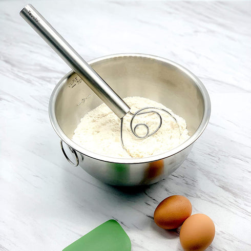 Tovolo Stainless Steel Dough Whisk, 12 Inch