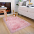 Fulie Ultra Soft Rug Faux Sheepskin Fur Area Rug, Pink Fluffy Shag Rug for Girls Bedroom Bedside Floor Carpets, Fuzzy Plush Rugs for Sofa Living Room Indoor Home Decor, 2x3 Feet