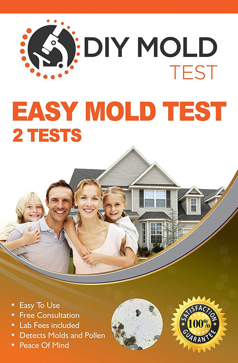 DIY Mold Test, Mold Test Kit for Home (2 tests). Lab Analysis and Expert Consultation included