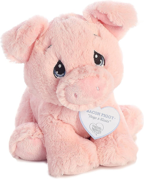 Aurora - Precious Moments - 8.5" Bacon Piggy- Pig, Pink
