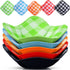 Hot Bowl Holder Microwave Safe Holder Multipurpose Hot Heat Proof Plate Holder to Prevent Hand from Heat and Maintain Food Warm for Heat Soup Food Meal (Red, Blue, Green, Yellow, Black,5 Pieces)