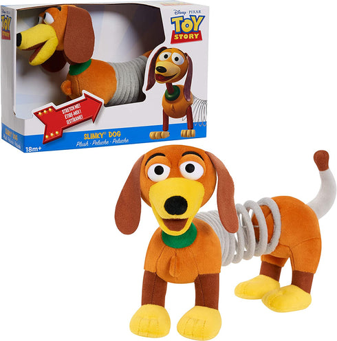 Disney and Pixar Toy Story Slinky Dog Plush, Toys for 3 Year Old Girls and Boys, by Just Play