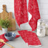 HELLOWINK Christmas Gingerbread Man Microfiber Kitchen Towels with Hanging Loop, Super Absorbent&Machine Washable Dish Towels Hand Towels for Home Kitchen Bars, 18 x 28 Inches, Red