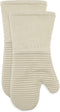 All-Clad Textiles Silicone Oven Mitt, 2 Pack, Almond, 2 Count