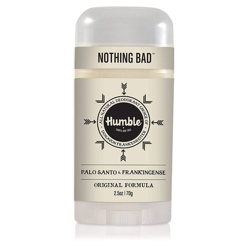Humble All Natural Deodorant, Aluminum and Paraben Free, Cruelty Free Men's and Women's Deodorant, Palo Santo and Frankincense, Pack of 1