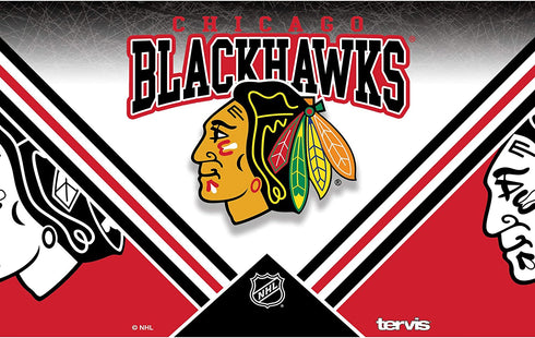 Tervis Triple Walled NHL Chicago Blackhawks Insulated Tumbler Cup Keeps Drinks Cold & Hot, 20oz - Stainless Steel, Ice