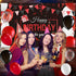 Red and Black Birthday Party Decorations 50 Pieces Red Black Balloons Garland Kit Happy Birthday Backdrop Banner Sign Decorations for Kids Men Women Anniversary Birthday Party Supplies Decor