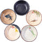 Side Dishes set of 5, Japanese Retro Porcelain Side Dish Bowl Seasoning Dishes Soy Dipping Sauce Dishes