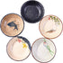 Side Dishes set of 5, Japanese Retro Porcelain Side Dish Bowl Seasoning Dishes Soy Dipping Sauce Dishes