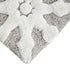 Madison Park Casablanca 100% Cotton Tufted Bathroom Rugs Luxurious Plush Medallion Floral Pattern Bath Mat Absorbent, Quick Dry, Spa Design Shower Room D©cor, Rectangle 20" x 30", Taupe