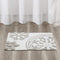 Madison Park Casablanca 100% Cotton Tufted Bathroom Rugs Luxurious Plush Medallion Floral Pattern Bath Mat Absorbent, Quick Dry, Spa Design Shower Room D©cor, Rectangle 20" x 30", Taupe
