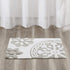 Madison Park Casablanca 100% Cotton Tufted Bathroom Rugs Luxurious Plush Medallion Floral Pattern Bath Mat Absorbent, Quick Dry, Spa Design Shower Room D©cor, Rectangle 20" x 30", Taupe