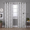 Exclusive Home Curtains Kochi Linen Blend Light Filtering Grommet Top Curtain Panel Pair, 52x108, Dove Grey, 2 Count