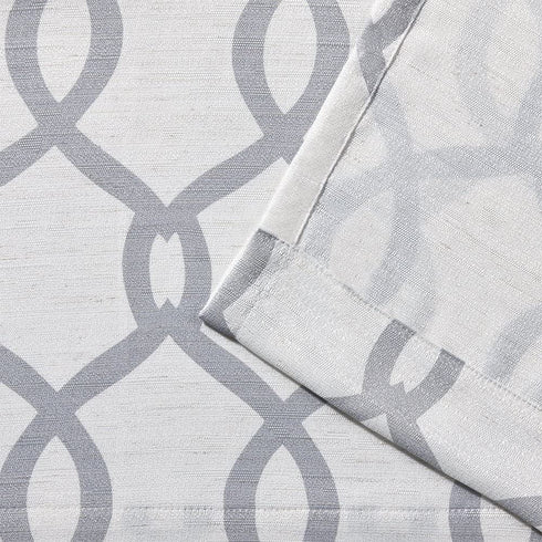 Exclusive Home Curtains Kochi Linen Blend Light Filtering Grommet Top Curtain Panel Pair, 52x108, Dove Grey, 2 Count