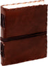 KK's leather journal Writing Notebook Vintage 7" & 6" inch Antique refillable paper notebooks Brown Leather White Plan Paper Notebooks Handmade Leather Bound Daily Notepad For Men Women (DARK BROWN)