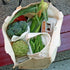 Simple Ecology Organic Canvas & Jute Reusable Tote and Grocery Shopping Bag - XL and Mini sizes