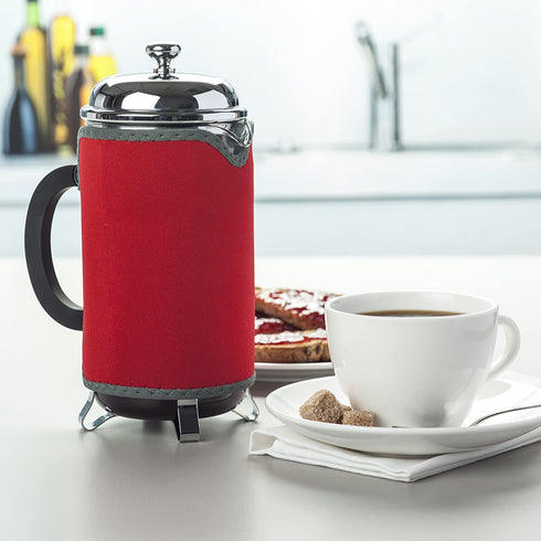 Zeal Wrap 8 Cup Neoprene Cover Cafetiere Cosy | Assorted Colours Bodum French Press Cozy | Keeps Your Coffee Warm for Longer