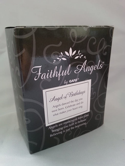 Angel of Birthdays - Faithful Angels Pewter Angel Figurine - In Gift Box