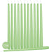 Hyoola 12 Pack Tall Taper Candles - 10 Inch Celery Green Dripless, Unscented Dinner Candle - Paraffin Wax with Cotton Wicks - 8 Hour Burn Time