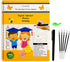 EliteKids Large Magic Practice Copybook for Kids. Groove Letter Tracing Alphabet Book, Phonics and Handwriting Book in English. Pre K and Kindergarten Workbook with Copy Book Magical Writing Pen.