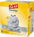 GLAD Protection Series Force Flex Drawstring Smell Shield, Gray, 13 Gallon, 110 Count