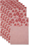 DII Fridge Liner Collection Non-Adhesive, Cut to Fit, 12x24, Tango Red, 6 Piece