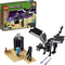 LEGO Minecraft The End Battle 21151 Ender Dragon Building Kit Includes Dragon Slayer and Enderman Toy Figures for Dragon Fighting Adventures (222 Pieces)