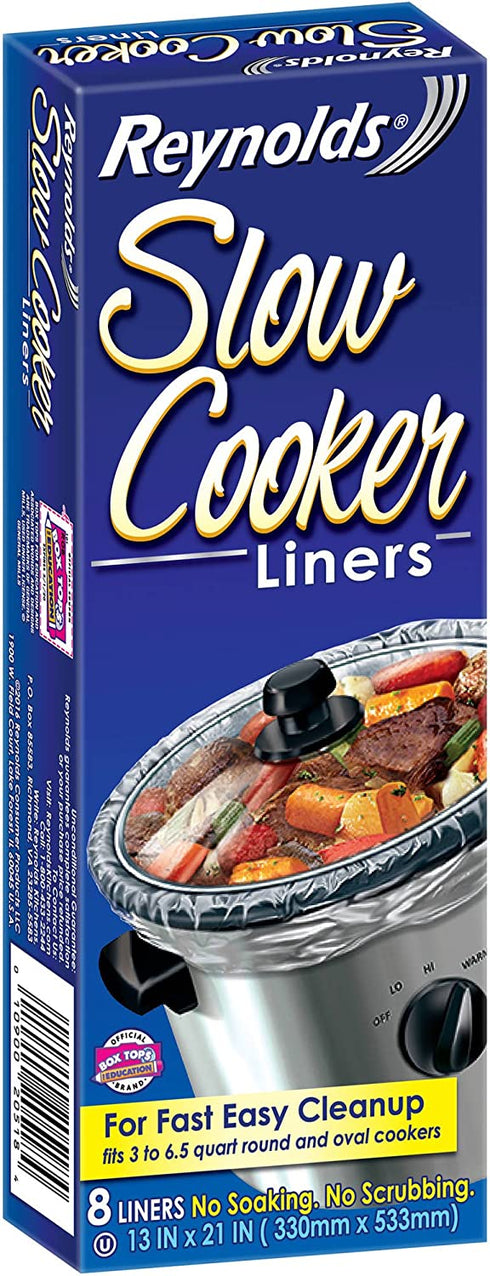 Reynolds Slow Cooker Liners 1 Pack (8 Liners Total)