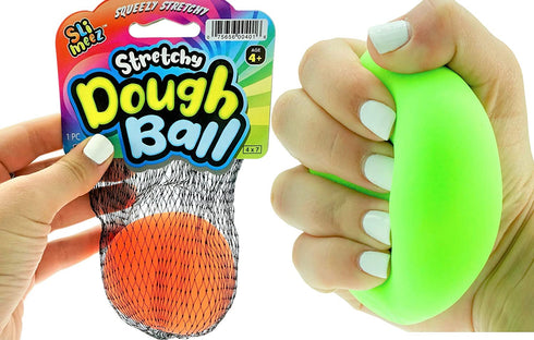 JA-RU Bop Ball & Soft Dough Stretchy Balls Stress Relief Toy (2 Packs) Soft Dough Stress Ball Pull and Stretch & Hand Ball Filled with Squishy Balls Anxiety Therapy Sensory Fidget Toy 401(1)-4786-(1)s