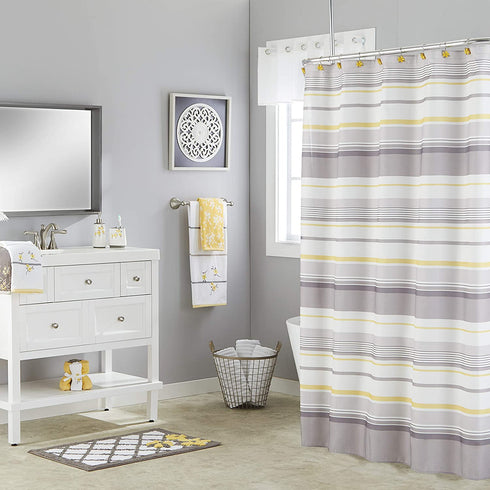 SKL HOME by Saturday Knight Ltd. - P0758000805103 Spring Garden Bath Towel, White, Bath Towel - Embroidered