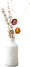 Jojuno Gray White Finish Ceramic Flower Vase Home Decor Vase and Table Centerpieces Vase for Friends and Family, Christmas, Wedding, Bridal Shower