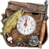 Slifka Sales Co. Fishin Time Resin Decorative Tabletop Clock