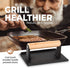 Shop Square 8 Cast Iron Grill Press, Pre-Seasoned Burger Press and Steak Weight with Cool-Touch Comfort-Grip Wood Handle - BBQ Accessories for Griddle, Outdoor Grill, Panini, Tortilla