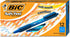 BIC Soft Feel Ball Pen, Blue, Fine Point, 12-Count