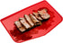 Chop Keeper Chopping Tray with Raised Sides and Easy-Guide Funnel, Red, Green and Yellow, 3-Pack - Argee RG909/3