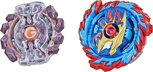 BEYBLADE Burst Surge Speedstorm Mirage Helios H6 and Gaianon G6 Spinning Top Dual Pack -- 2 Battling Game Top Toy for Kids Ages 8 and Up