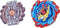 BEYBLADE Burst Surge Speedstorm Mirage Helios H6 and Gaianon G6 Spinning Top Dual Pack -- 2 Battling Game Top Toy for Kids Ages 8 and Up
