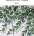 Miracliy 36 PCS Artificial Eucalyptus Stems with Frost, Faux Eucalyptus Leaves Greenery Stems for Vase Home Party Wedding Decoration€¦