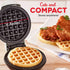 DASH DMW001WH Mini Maker for Individual Waffles, Hash Browns, Keto Chaffles with Easy to Clean, Non-Stick Surfaces, 4 Inch, White