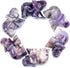 Top Plaza 2 Inches Amethyst Crystals Elephant Figurines Decor Reiki Healing Crystal Stone Crafts Statues Elephant Gifts Collectible Decor for Home Office Desk