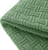 TREELY 100% Cotton Knitted Throw Blanket Couch Cover Blanket(50 x 60 Inches, Sage Green)
