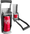 Ram-Pro 12 oz Aluminum Can Crusher & Bottle Opener | Heavy Duty Metal Wall Mounted Soda Beer Smasher Eco-Friendly Recycling Tool