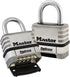 Master Lock 1174D Padlock, 1.5" x 2.2" x 3", Stainless Steel