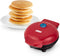 Dash Mini Maker Electric Round Griddle for Individual Pancakes, Cookies, Eggs & other on the go Breakfast, Lunch & Snacks with Indicator Light + Included Recipe Book - Red