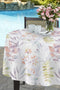 Benson Mills Indoor-Outdoor Spillproof Fabric Tablecloth for Spring/Summer/Party/Picnic (70" Round, Botanica)