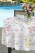 Benson Mills Indoor-Outdoor Spillproof Fabric Tablecloth for Spring/Summer/Party/Picnic (70" Round, Botanica)