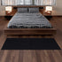 Ottomanson Ottohome Collection Rubberback Solid Design Runner Rug, 2'3" x 6', Black