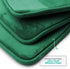 Clara Clark Bathroom Rugs, Ultra Soft Plush Bath Mat for Bathroom, Non-Slip, Velvet Memory Foam Set of 2 Bath Rugs, 17 x 24, Solid Hunter Green